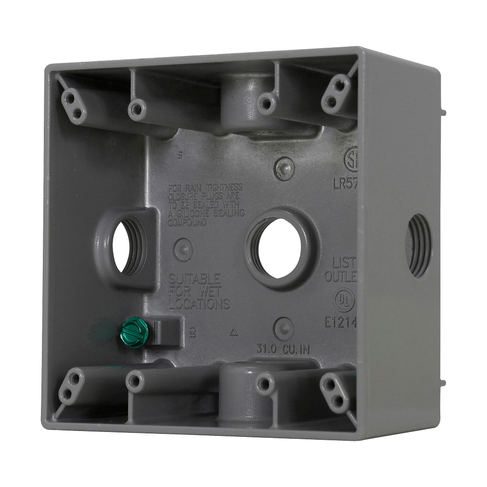 Caja 4X4 5 Salidas De 3/4 Aluminio Crouse-Hinds