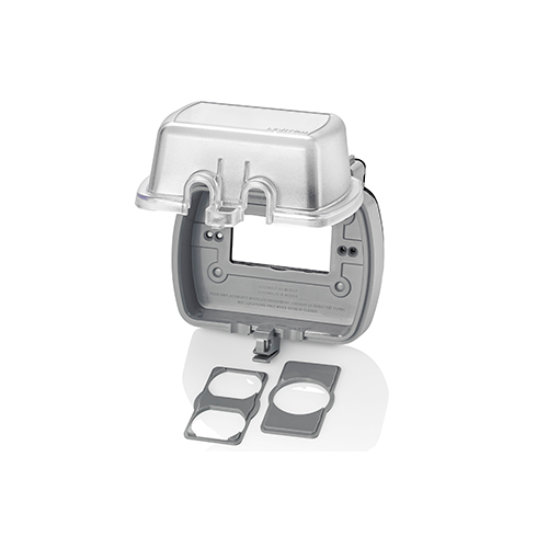 [5981-UCL] Cubierta P/Toma Doble-Sencillo-Decora Leviton Plastica Intemperie En Uso