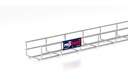 Bandeja Malla 60Mm X 100Mm X 3.0Mts Acero Inoxidable 304 Rejiband