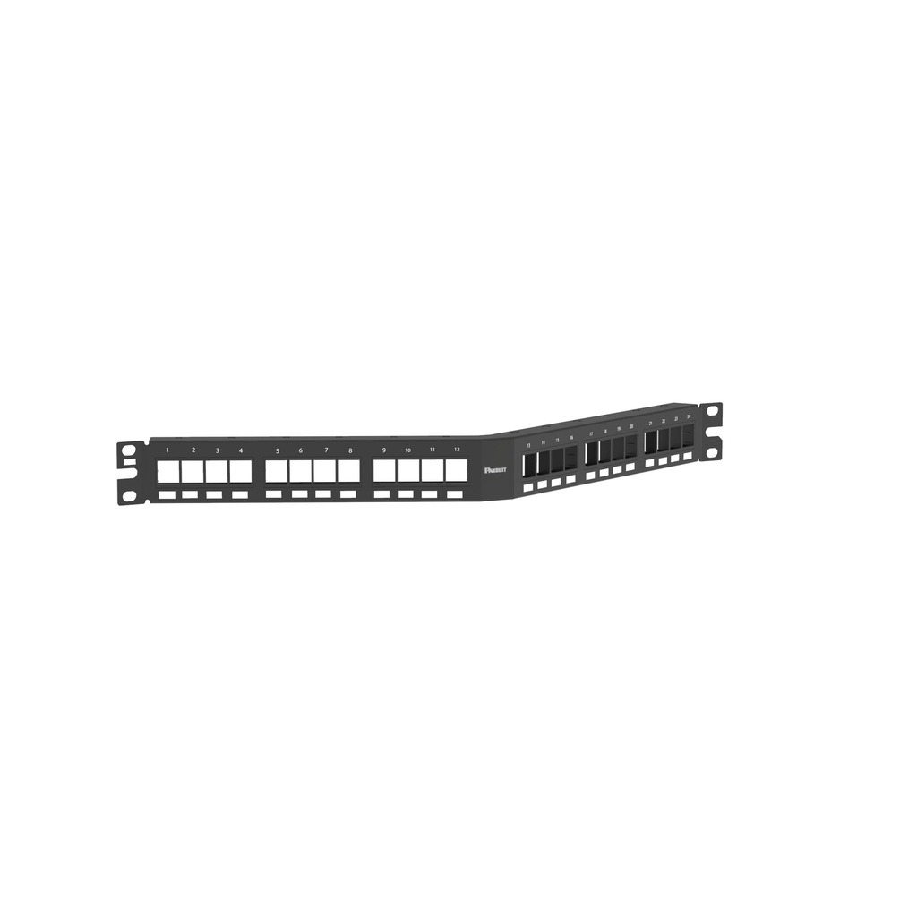 [NKPPA24FMY] Herraje Panduit P/Patch Panel Angulado 24 Espacios Liso Con Numeracion Netkey