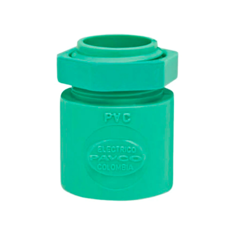 [AP-1/2-C-5U] Adaptador Pvc Conduit 1/2 Pavco Paquete X 5 Unidades