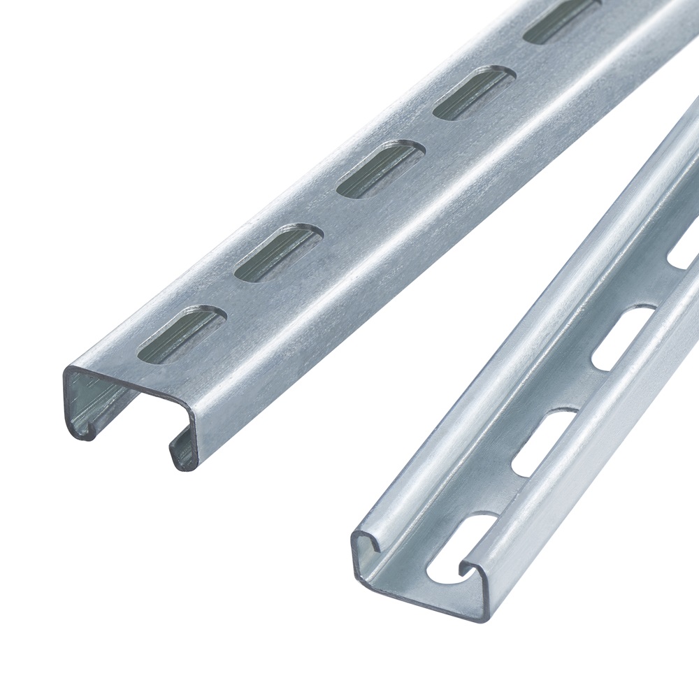 [PBRA15X300PG] Riel Unistrud 2X4Cm 3.0Mt Sencillo Ranurado Pregalvanizado Mecano