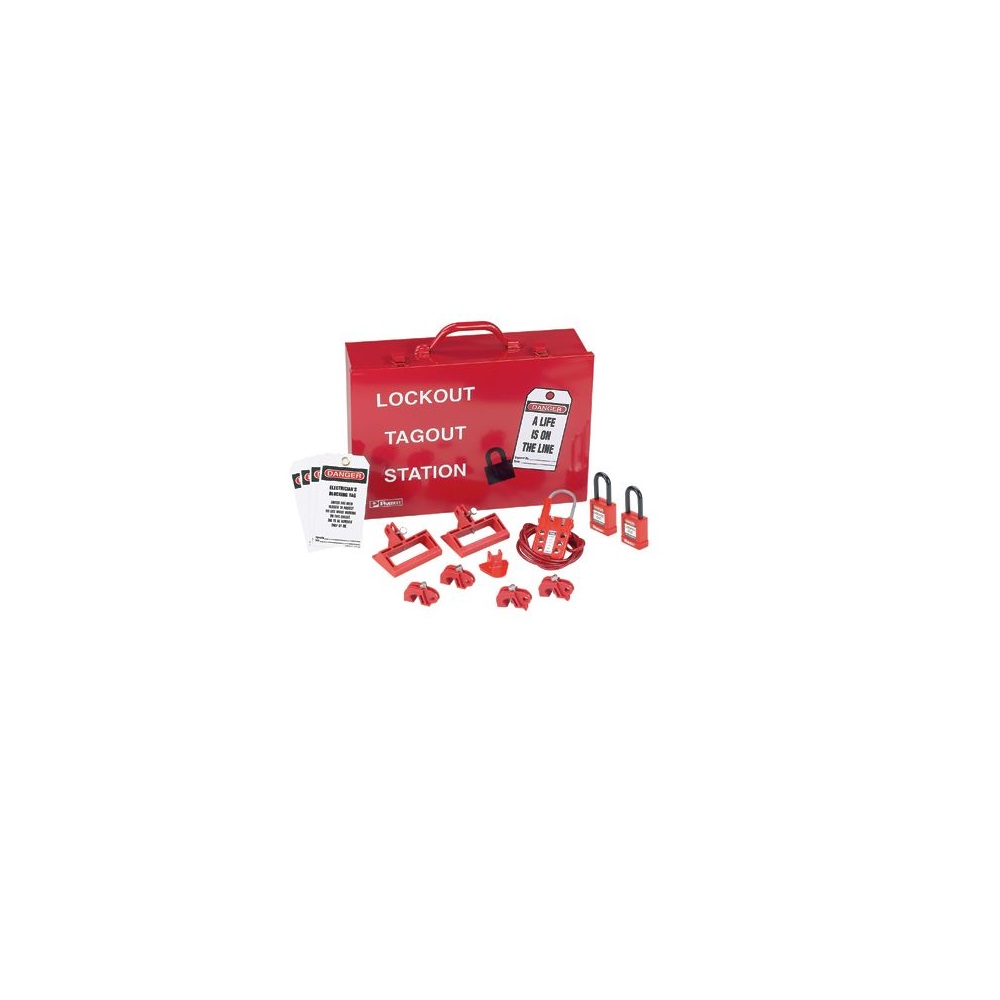 [PSL-KT-PWR-S] Kit Seguridad Panduit P/Centros De Carga Tarjetas En Espanol
