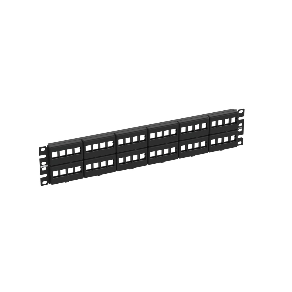 [NKFP48Y] Herraje Panduit P/Patch Panel Placa Plastica 48 Espacios 2Ru Netkey