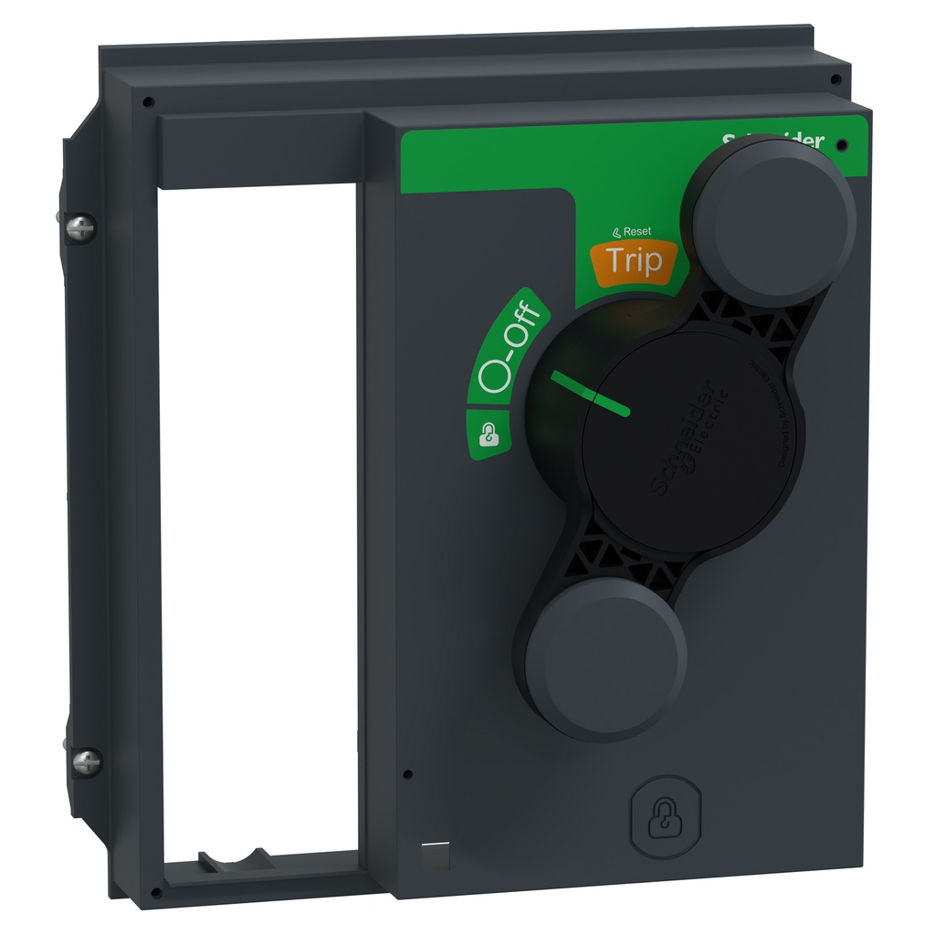 Mando Rotativo Directo Estandar Negro 630 - 1600A Frontal Schneider
