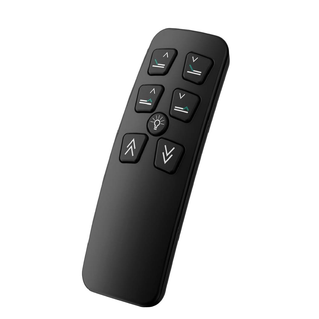 Botonera 2 Canales Twindrive Bluetooth Botones Negros Cuerpo Blanco Linak