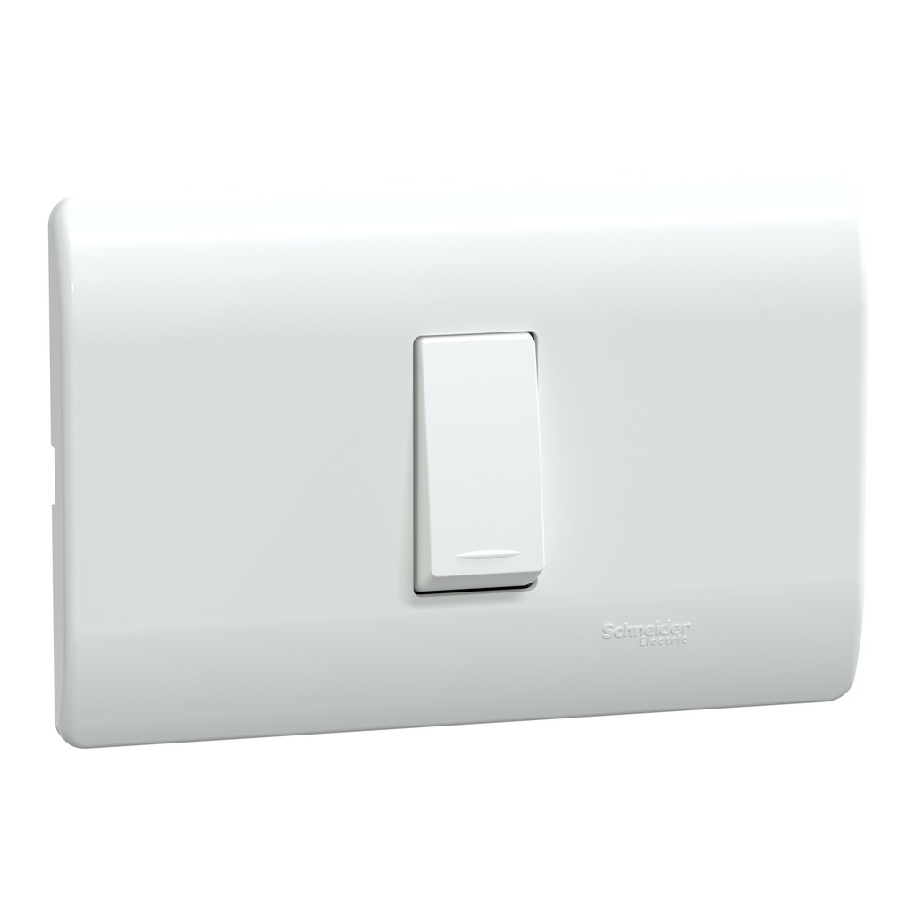 [MWD130237504] Interruptor Sencillo Conmutable  16A Blanco Schneider Linea Genesis