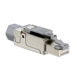 [6APLG-S6A] Plug Mptl Rj45 Terminacion En Campo P/Cable Utp Y Blindado 22-26Awg Cat 5E-6-6A Leviton Metalico 6Aplg-S6A