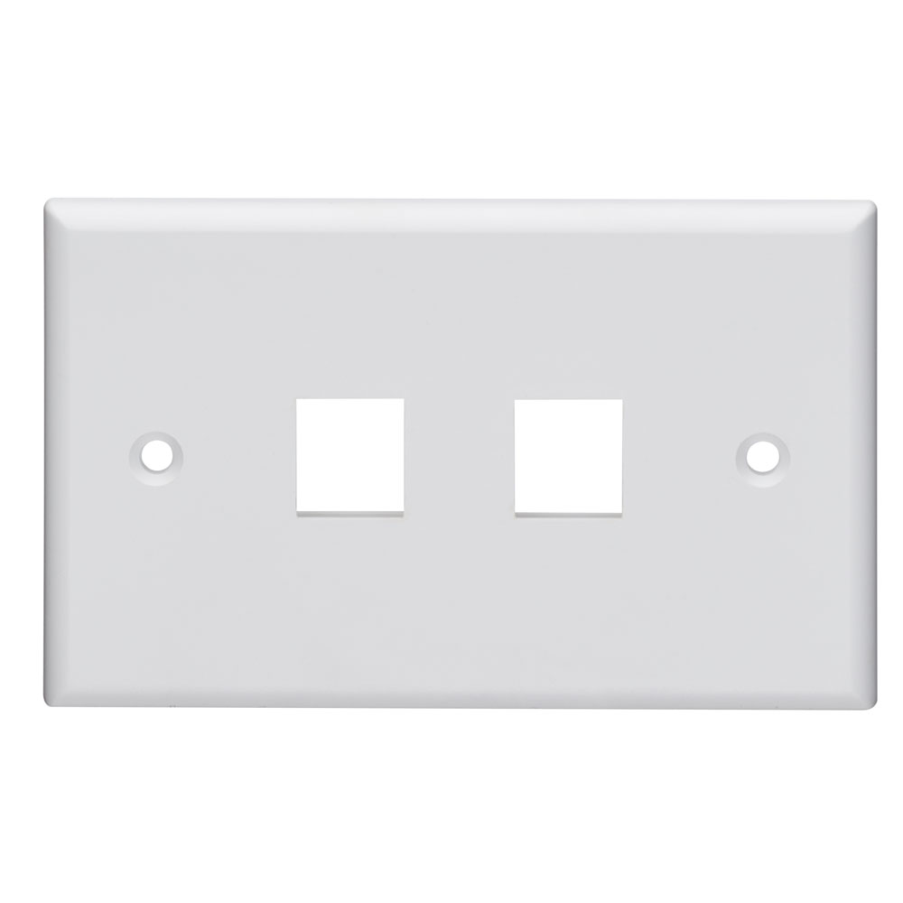 [41070-2WS] Placa Leviton 2 Esp Horizontal Blanca