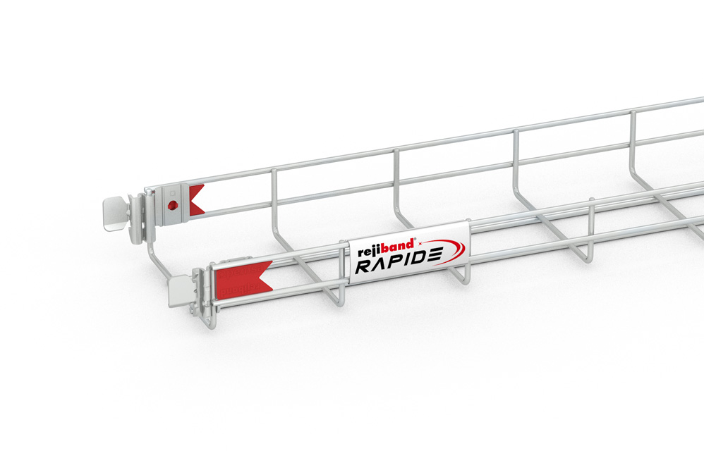 [60512150] Bandeja Malla 60Mm X 150Mm X 3.0 Mts Rapide Incluye 2 Uniones Electrozincada Rejiband Pemsa