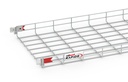 Bandeja Malla 60Mm X 400Mm X 3.0 Mts Rapide Incluye 2 Uniones Electrozincada Rejiband Pemsa