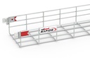 Bandeja Malla 100Mm X 200Mm X 3.0 Mts Rapide Electrozincada Incluye 2 Uniones Rejiband Pemsa