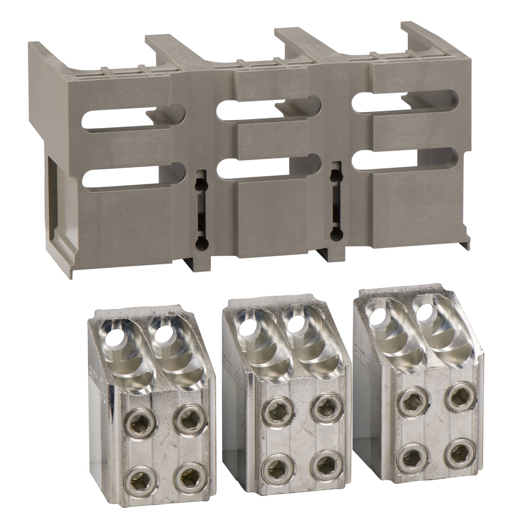 Conector Frontal Cable Desnudo 240Mm2 3P 1250A Pte X 3Uds Schneider
