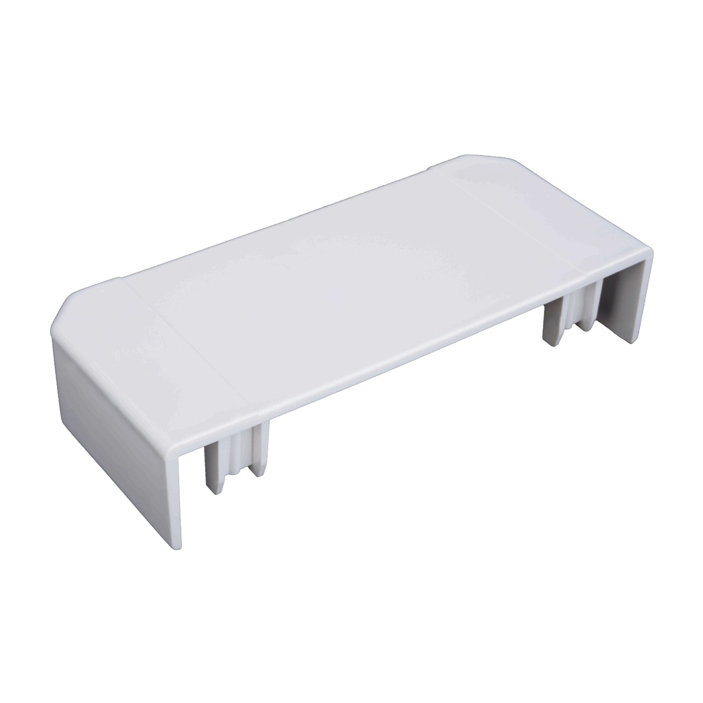 Tapa Final P/Canaleta 100X45 Dexson Blanca