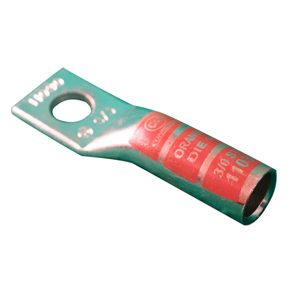 [11106] Terminal 6Awg Ponchar Ojo 1/4" Cu Conectores 3Cc1Tl1006