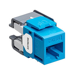 Toma Rj45 Categoria 6A Extreme Leviton Azul