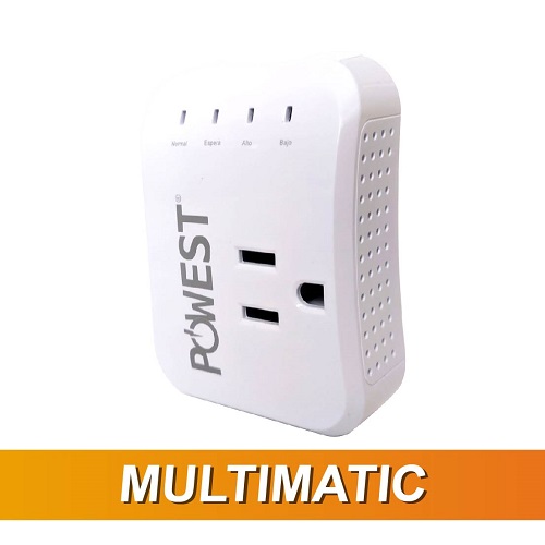 [NPRMUL-7280] Protector Voltaje P/Electrodomesticos 120V/10A Multimatic Powest