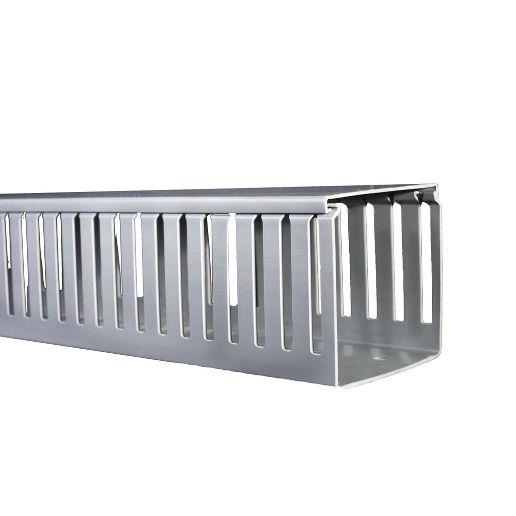 Canaleta 100Bx100A Mm Gris Ranurada Tramo X 2 Mts  Dexson