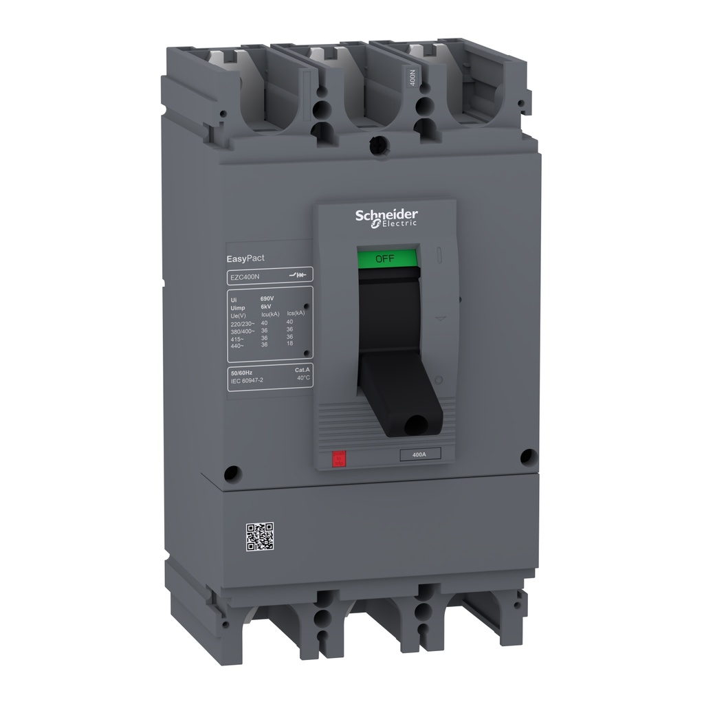 [EZC400N3320N] Interruptor 320A 600V Schneider Easypact 40Ka 240V Y 36Ka 440V