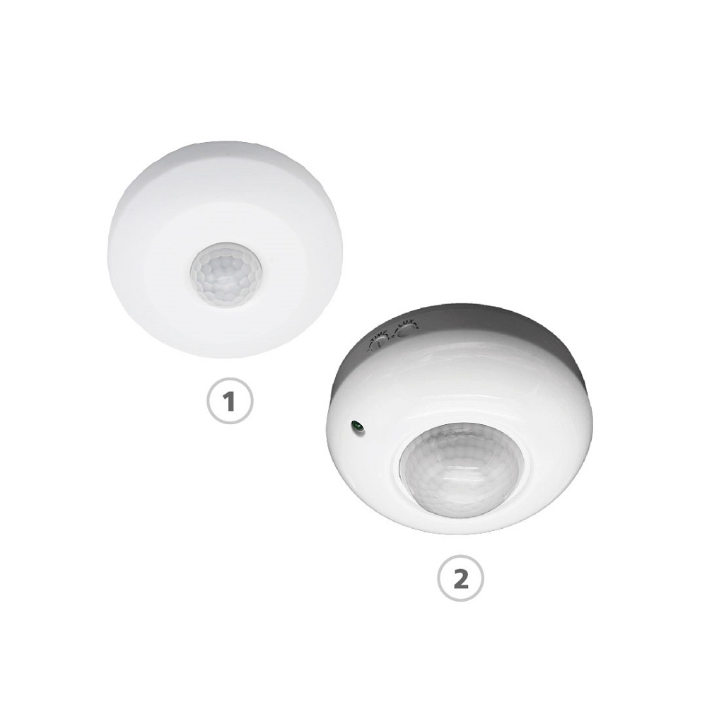 Sensor Presencia Mini Pir Montaje Techo 110-130V 360G 100W Led Sylvania