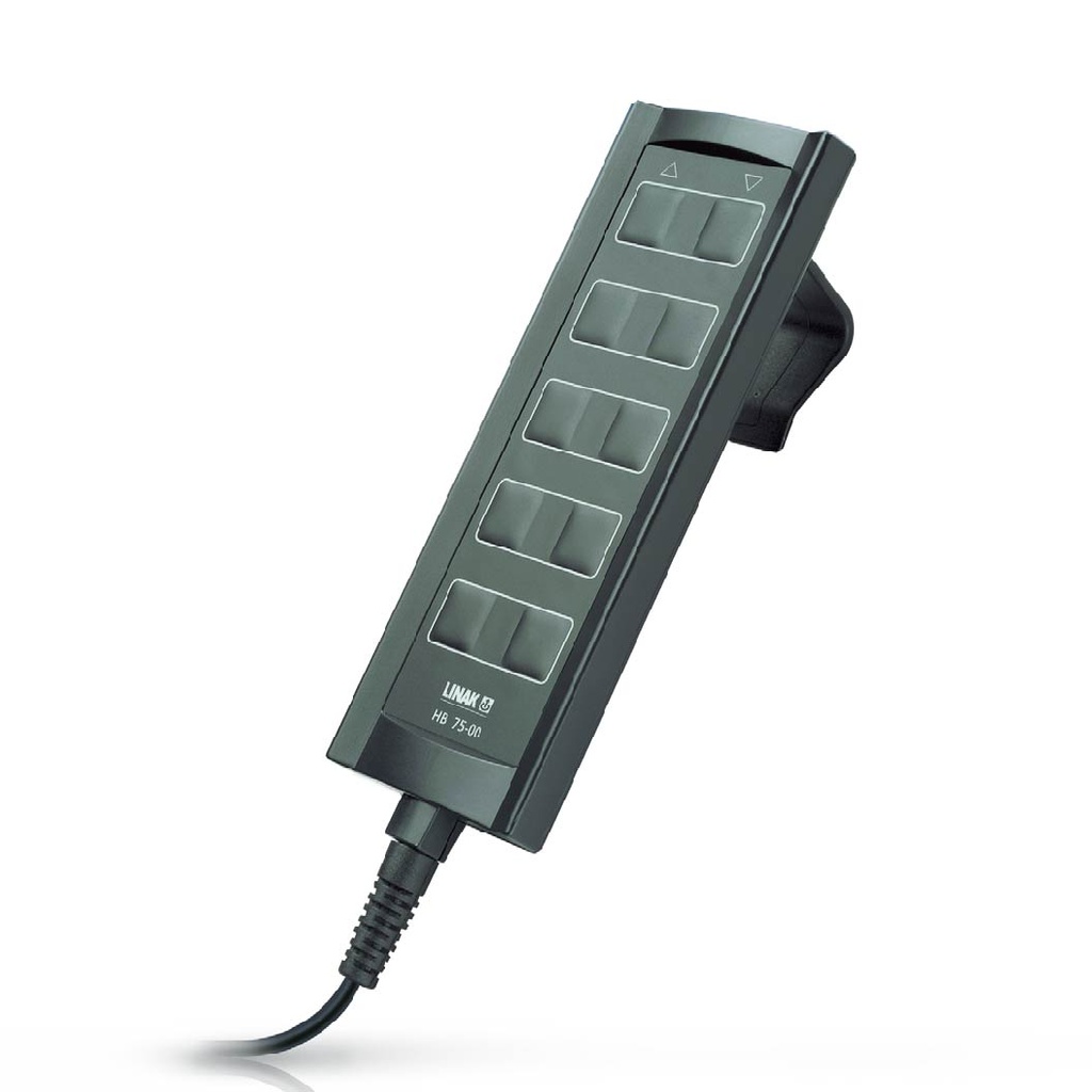 [HB7260033=60600] Botonera 2 Canales P/Ca3 10Pines Ipx6 Blanco Linak
