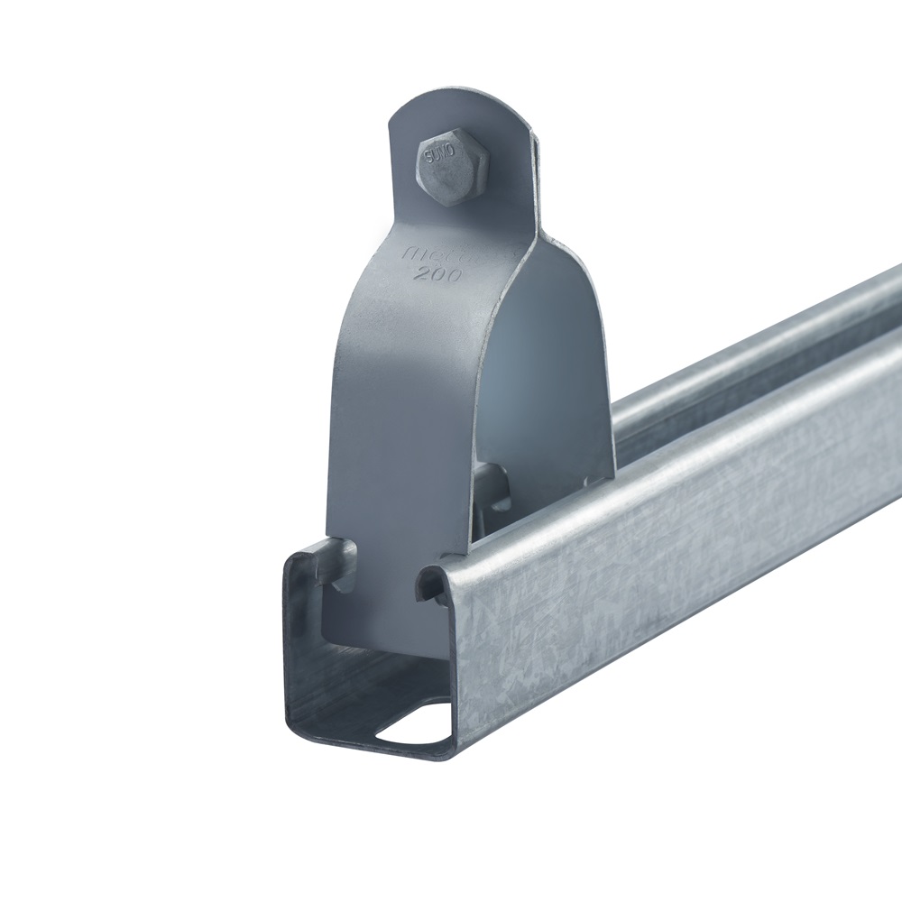[FPAG100X10] Grapa 1 Ajustable Para Unistrud Galvanizada Caliente Mecano X 10 Und