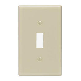 Tapa P/Interruptor Sencillo Palanca Marfil Plastico P/ 1451-Icp Leviton