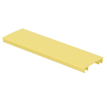 Tapa Superior P/Fiber-Runner 2 Panduit Con Bisagra Amarilla Tramo 1.8 Mt