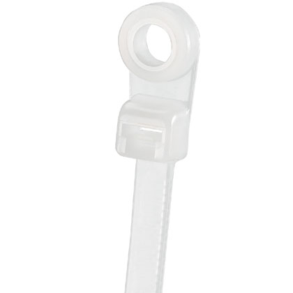 [PLC2S-S10-C] Amarre Nylon Blanco 7.9"(201Mm)X0.19" (4.8Mm) Panduit Montaje Tornillo X100Und