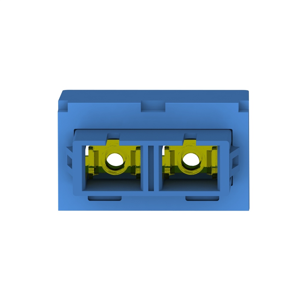 [CMDBUSCZBU] Acople Fibra Sc Monomodo Duplex Mini-Com Panduit Azul