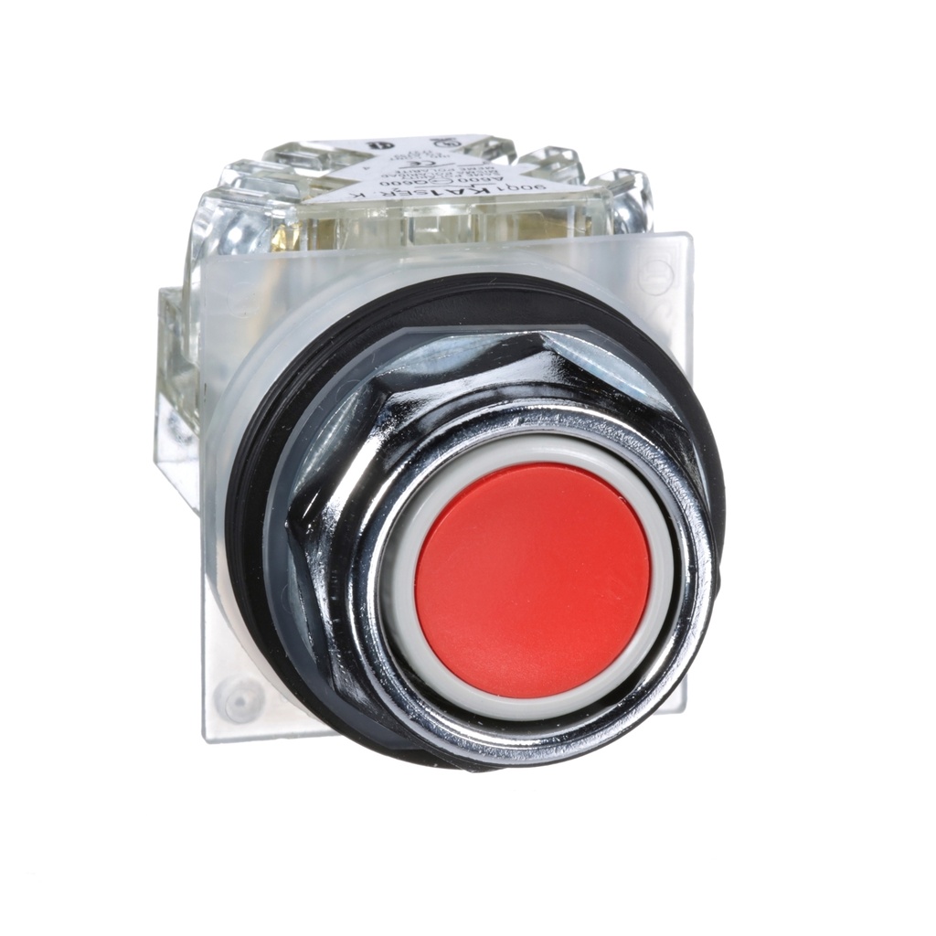 [9001KR1RH13] Pulsador 30Mm Rojo Na+Nc Schneider .