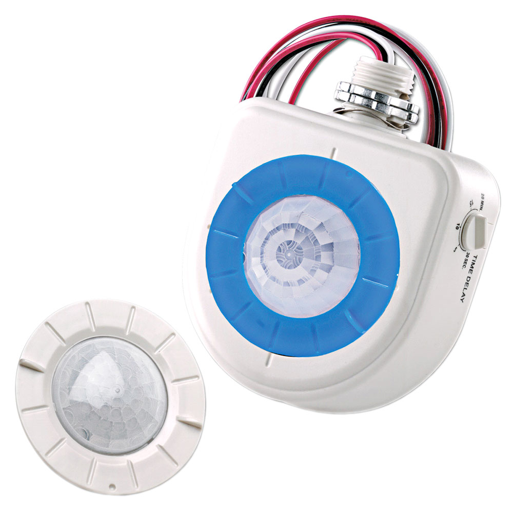 Sensor Presencia Pir P/Grandes Alturas Techo Leviton 800/1200Va 120/277Vac