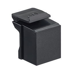 [41084-0BE] Tapa Leviton P/Espacio Libre Negra
