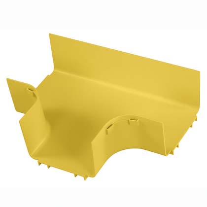 [FRT6X4YL] Te P/Canaleta 6X4 Panduit Sin Tapa Fiber Runner Panduit