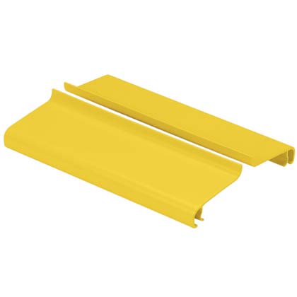 Tapa Dividida P/Fiber Runner 6 Amarilla Tramo 1.8Mts Panduit