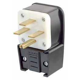 [8432-P] Clavija 30A 250V 3F+T Angulo 90 Nema 1530P Leviton