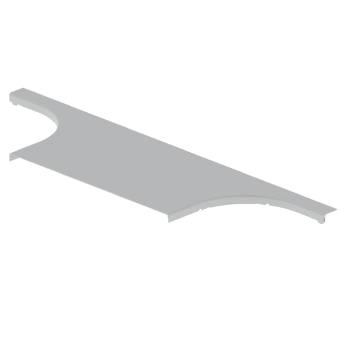 [66529] Tapa Para Derivacion T Gris 500Mm U23X Para Bandeja Portacable Gris U23X Unex