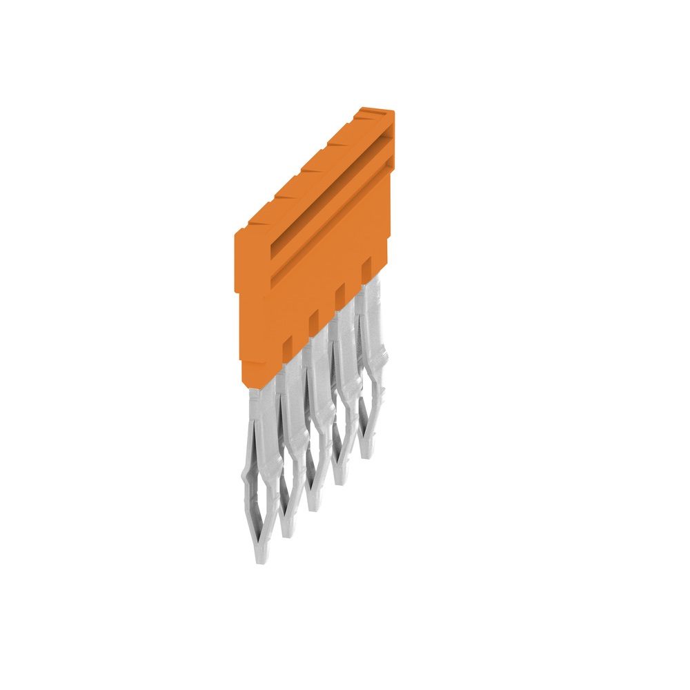 [ZQV 4N/5] Puente 5 Polos P/Borna 4Mm 32A Naranja Weidmuller _1527980000