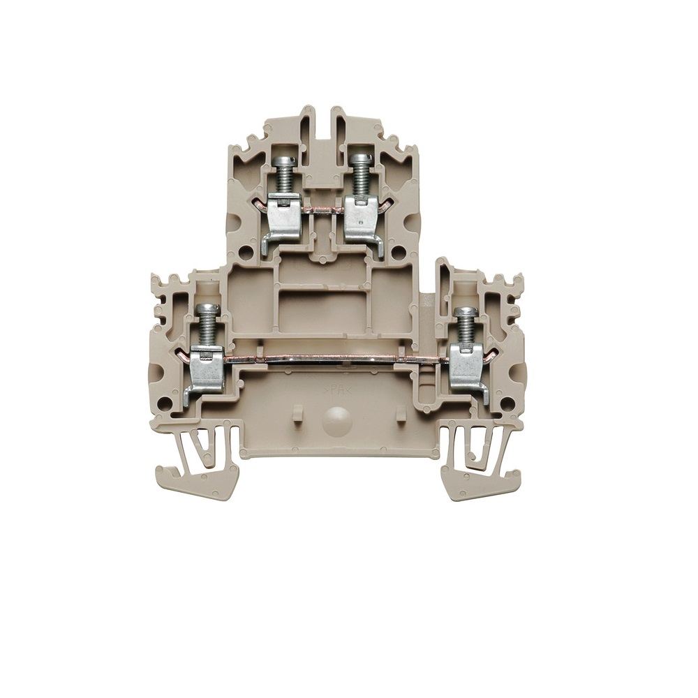 [WDK 4N] Borna 26-10Awg Tornillo Dos Pisos 4Mm2 32A Weidmuller _1041900000