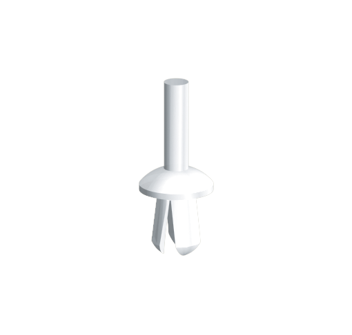 [1305] Remache Plastico 2-5Mm U60X Unex Bolsa 500 Un