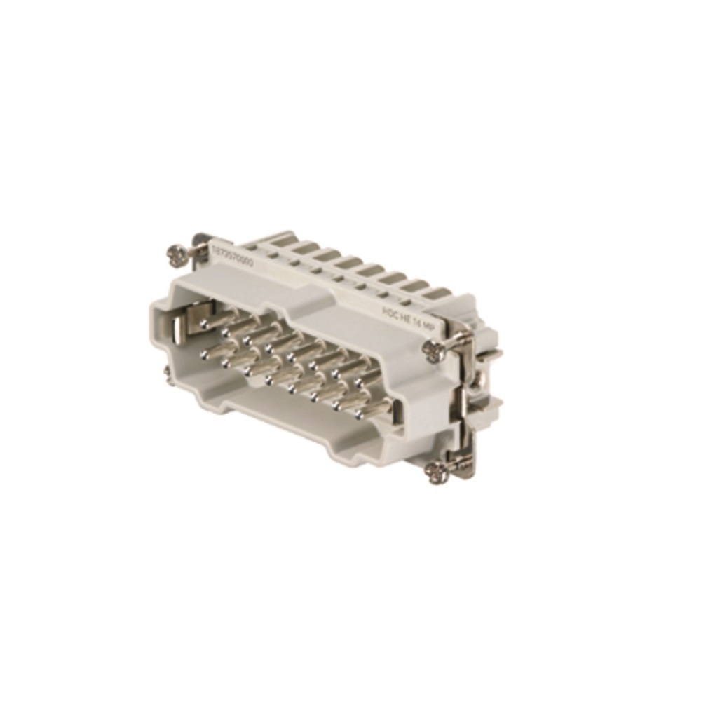 [HDC HE 16 MP] Conector Macho 500V 16A 16Polos Conex Push In Gr6 Weidmuller _1873570000