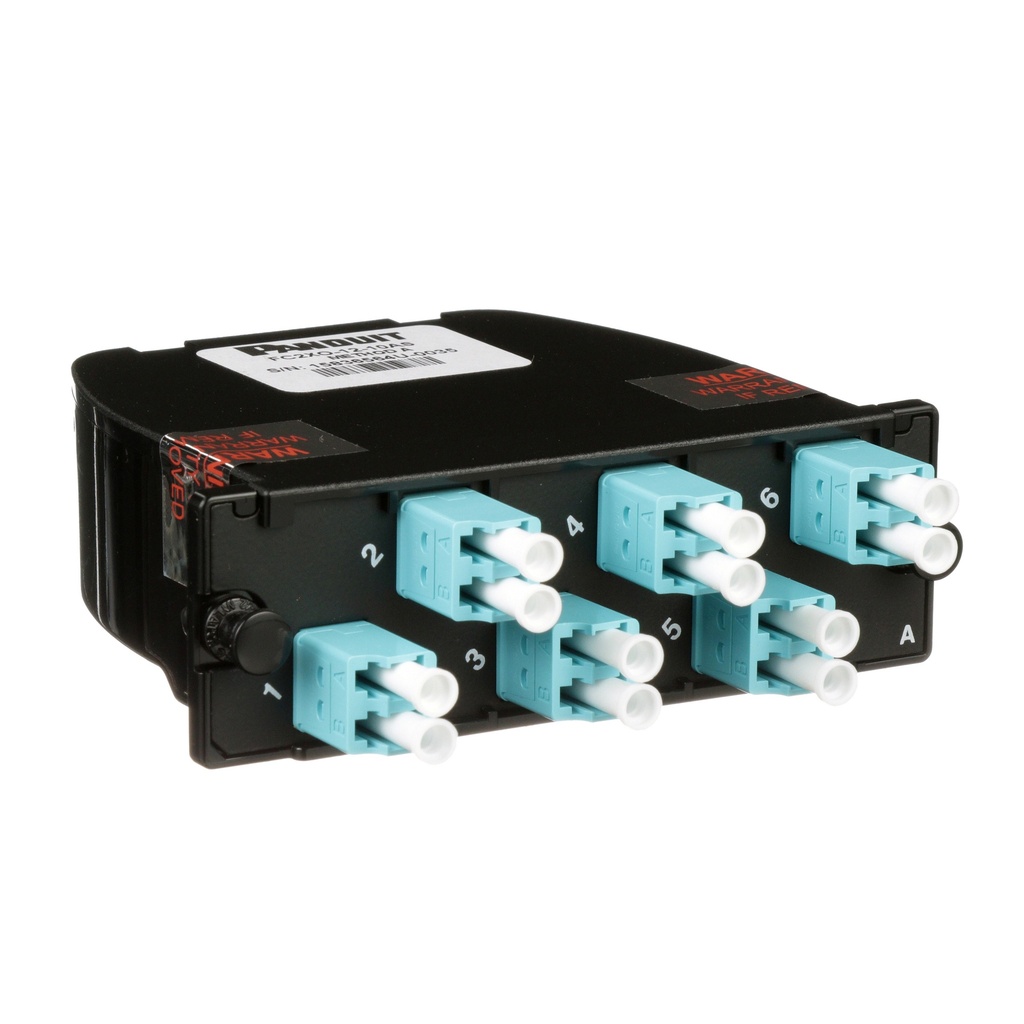 [FC2XO-12-10AS] Cassette Fibra Mpo-Lc Om3 12 Hilos Panduit Optimizado