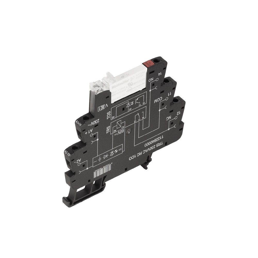 [TRS 230VAC RC 1CO] Relevo 230Vac 1 Contacto 5 Pines 6A Brida Tornillo Weidmuller _1122840000