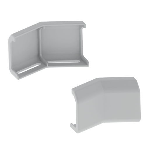 Union Para Bandeja Portacable 100Mm 45 Grados Horizontal X2Und Gris U23X Unex