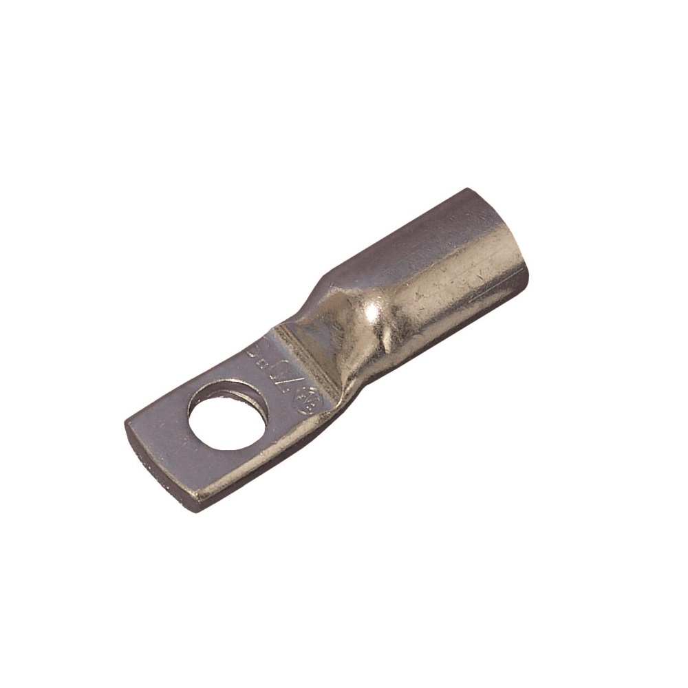 Terminal 1/0 Awg Ponchar Weidmuller Ojo 3/8" Barril Corto