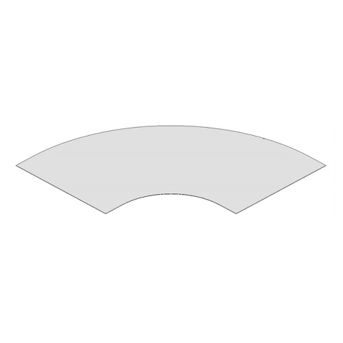[TCHSPG209030C20] Tapa P/Curva Horizontal 20Cm 90Grados Galvanizado Caliente