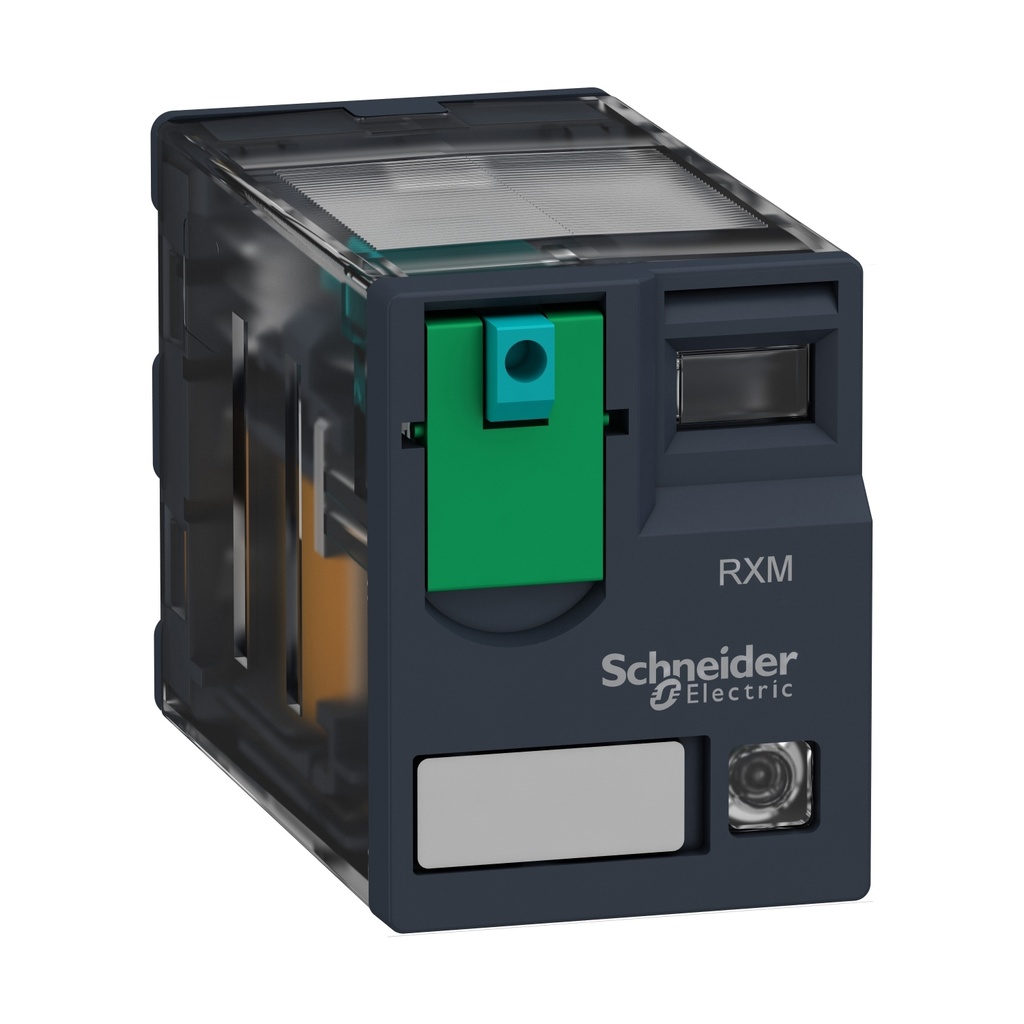Relevo 12Vdc 4 Contactos 14 Pines Planos 6A Con Led Schneider