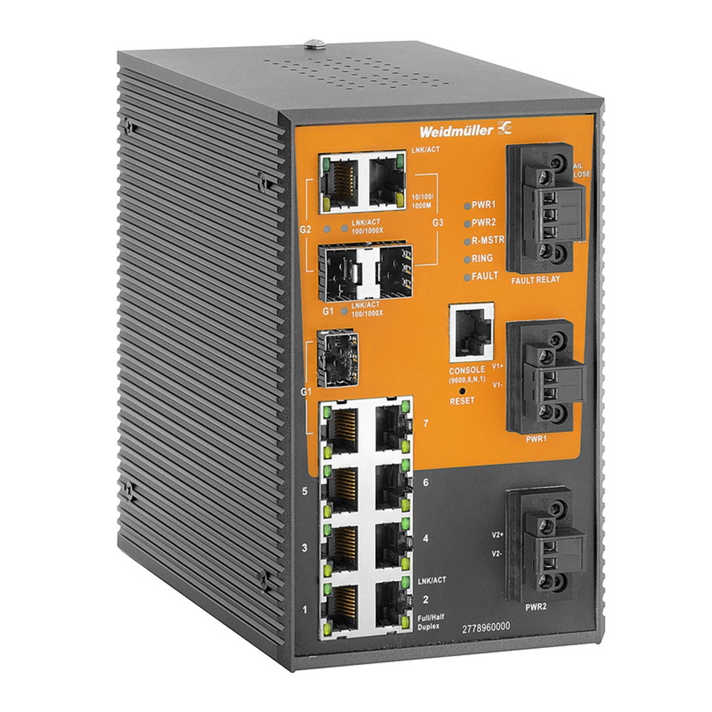 [IE-SW-SL10M-7TX-3GC-LV] Switch P/Riel Administrable 7Xrj45 +3Sfp Giga Ethernet Weidmuller _2778960000