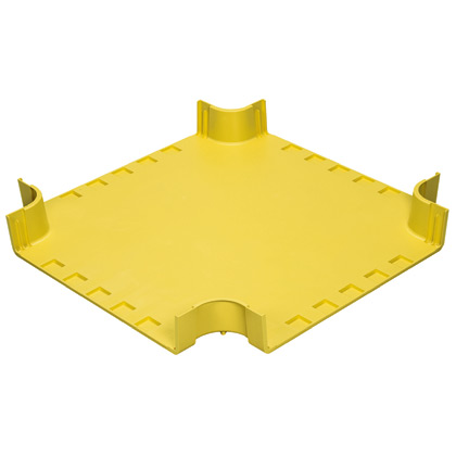 Cruz Horizontal Fiber Runner 24X4 Amarilla Panduit