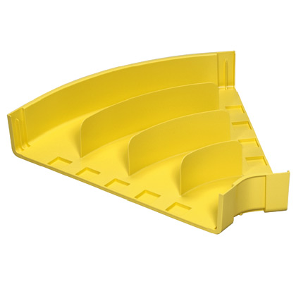[FRH4524X4LYL] Curva 24X4 Fiber Runner 45Grados Panduit